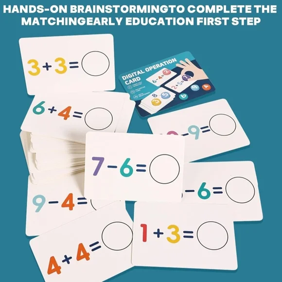 Digital Operation Math Card Set - Picture 5 of 6
